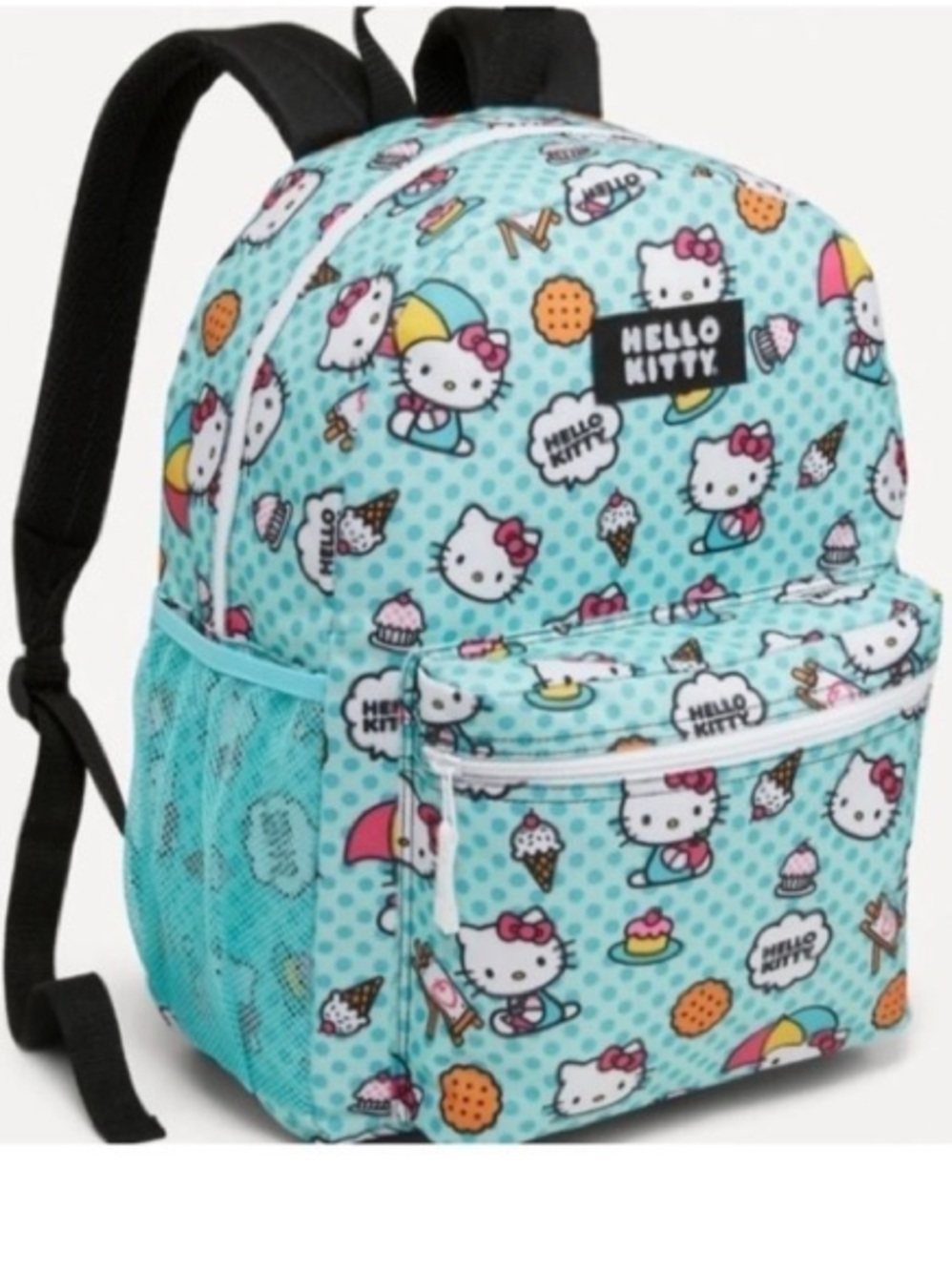 NEW Hello Kitty Canvas Backpack for Girls